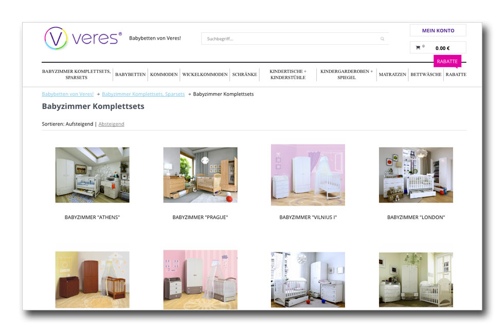 Українські меблі «Верес» вийшли на ринок Німеччини через інтернет